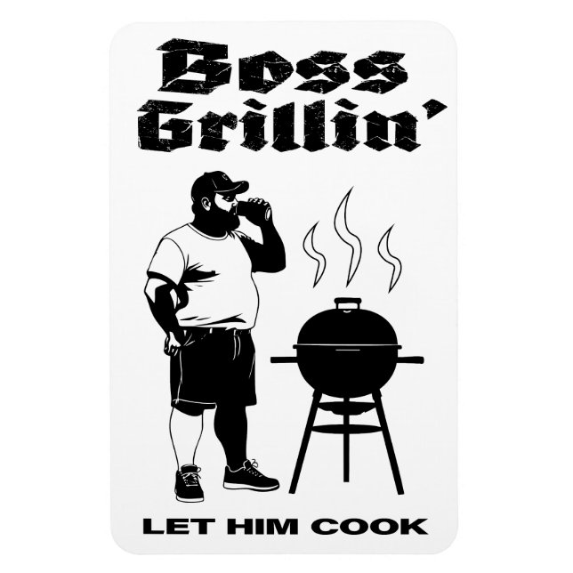 Boss Grillin" Flex Magnet (Vertikal)