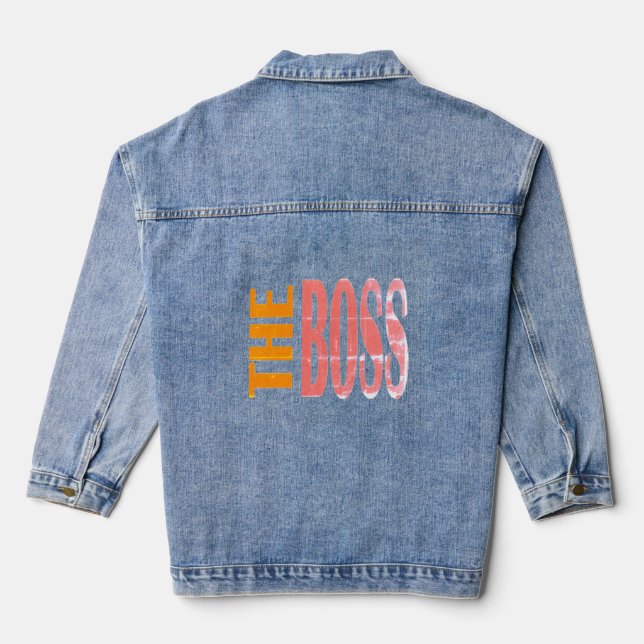 BOSS - grunge Jeansjacke (Rückseite)