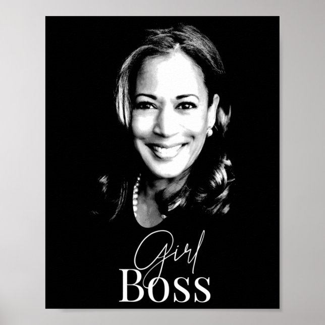 Boss Kamala Harris für die Liberaldemokraten 1 Poster (Vorne)