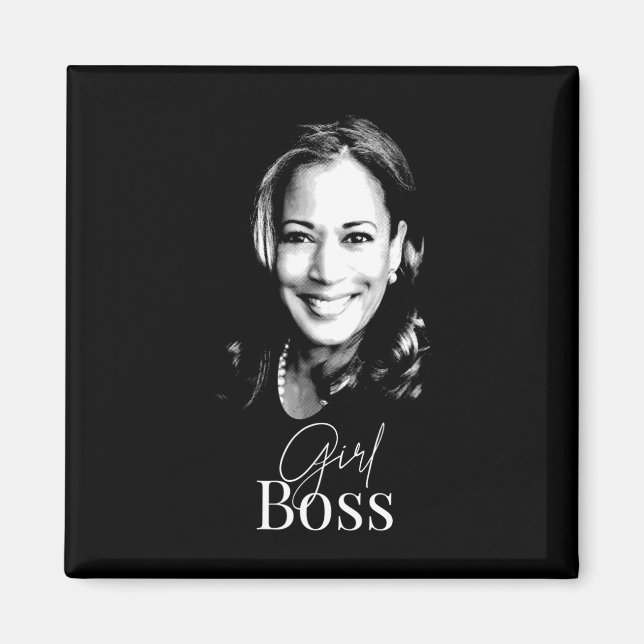 Boss Kamala Harris für Liberaldemokraten Magnet (Vorne)