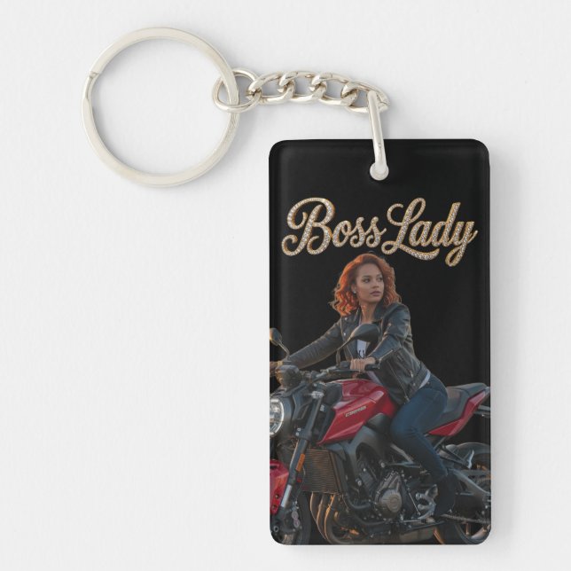 Boss Lady Acrylic Keychain (Devant)