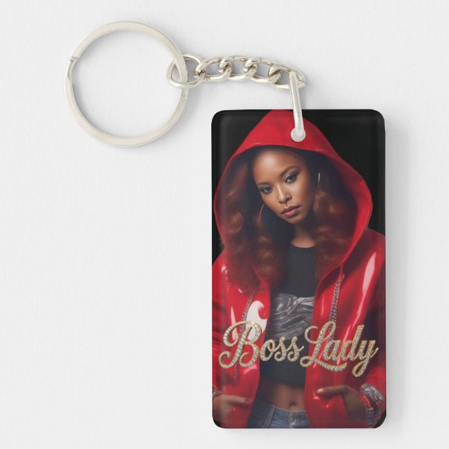 Boss Lady Acrylic Keychain (Devant)