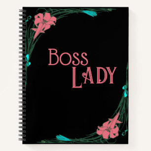 "Boss Lady" - benutzerdefinierbares Journal Notizbuch