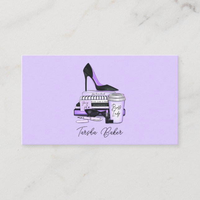 Boss Lady Cartes de visite (Devant)