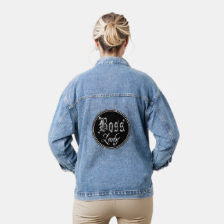 Boss Lady Classic Logo Jeansjacke