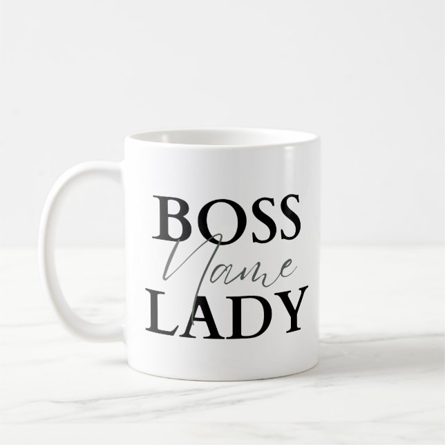 Boss Lady Coffee Tasse - Boss Lady Tasse, Lady Bos (Links)