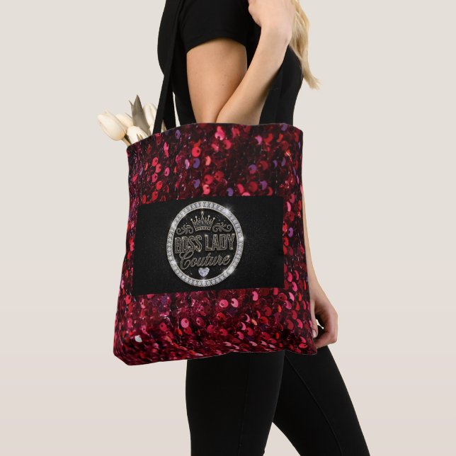 Boss Lady Couture All-Over-Print-Tasche Tasche (Von Nahem)