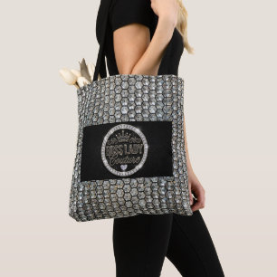 Boss Lady Couture Diamanten-Totentasche mit All-Ov Tasche