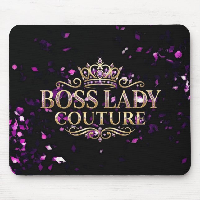 Boss Lady Couture-Mauspad Mousepad (Vorne)
