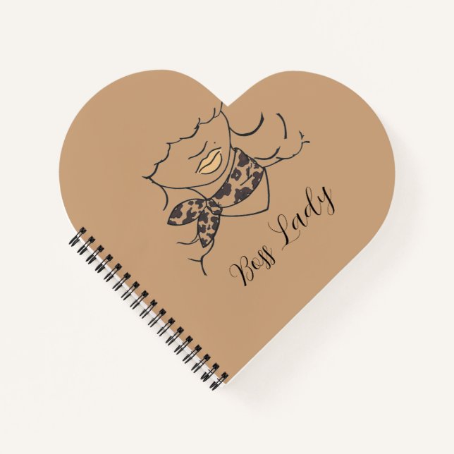Boss Lady Daily Planner Notizbuch (Vorderseite)