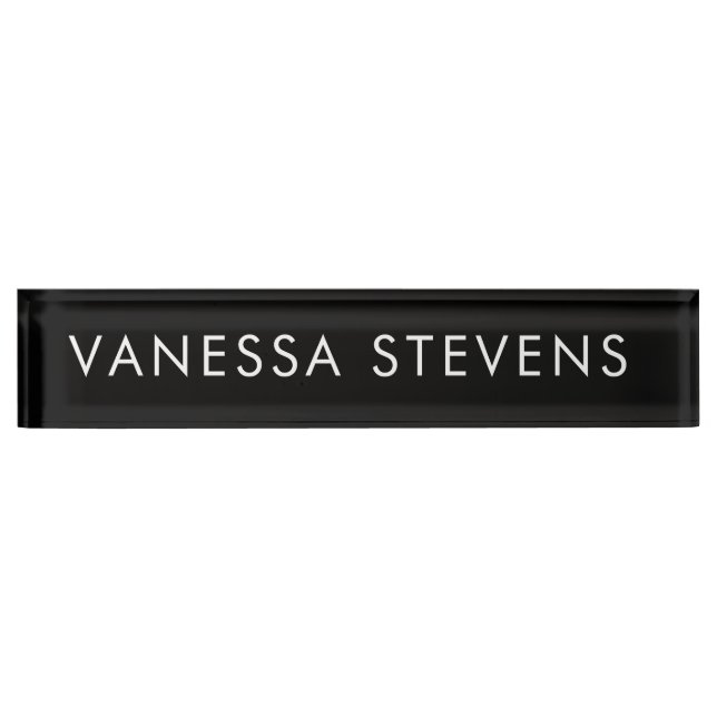 Boss Lady Desk Name Plate Namensplakette (Vorderseite)