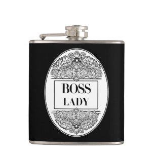 Boss Lady - Elegante Ermächtigung Flachmann