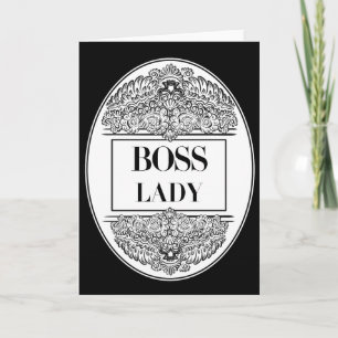 Boss Lady - Elegante Ermächtigung Karte