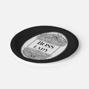 Boss Lady - Elegante Ermächtigung Pappteller