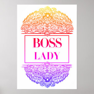 Boss Lady - Elegante Ermächtigung Poster
