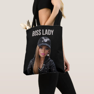 Boss Lady Glam Doll All-Over-Print-Tasche Tasche