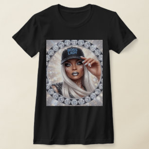 Boss Lady Glam Doll Diamanten T-Shirt