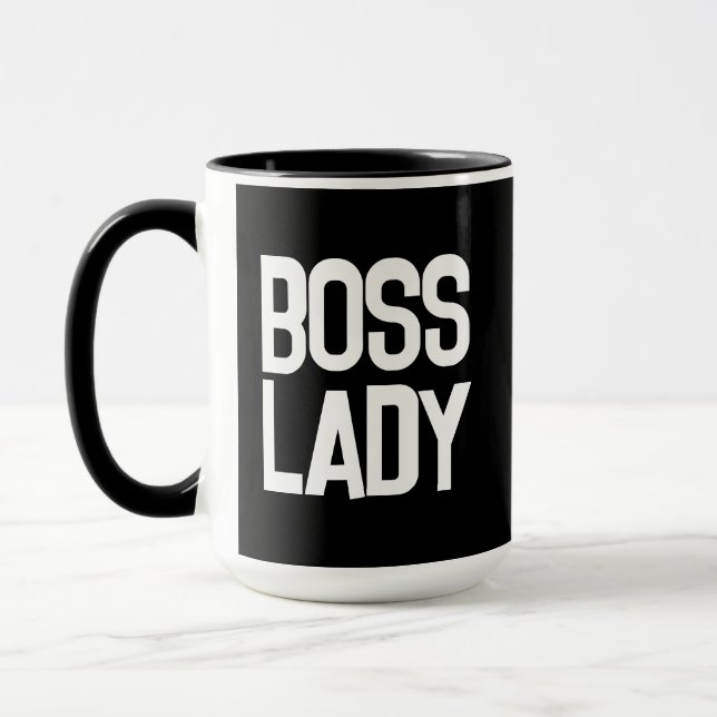BOSS LADY KAFFEE TASSE (Links)