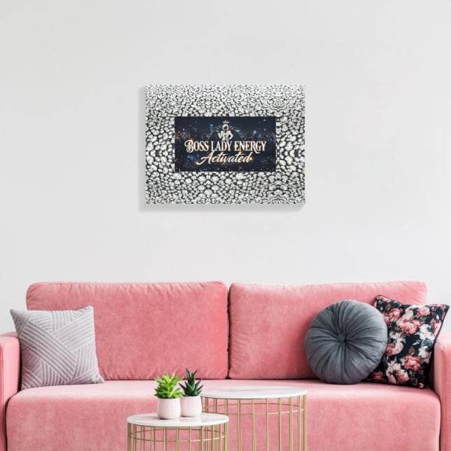 Boss Lady Leinwanddruck (Insitu (Wohnzimmer))