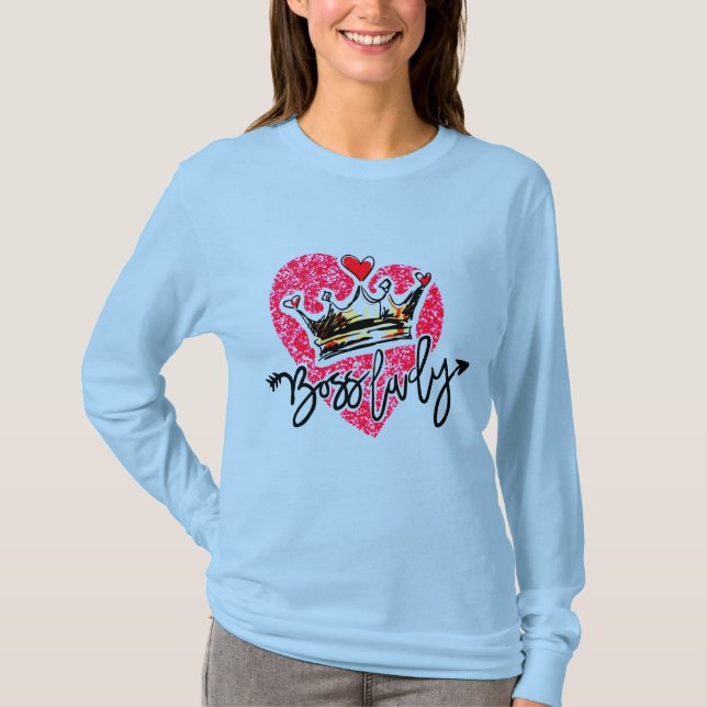 Boss Lady Long Sleeve T-Shirt (Vorderseite)