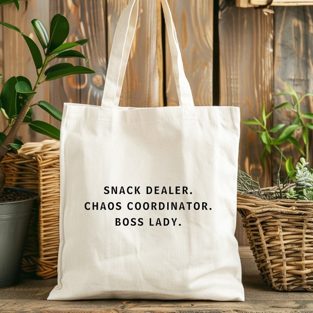 Boss Lady Mama, Koordinator des Snack Dealer Chaos Tragetasche (snack dealer chaos coordinator boss lady mom tote bag, mothers day gift)