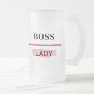 BOSS LADY MATTGLAS BIERGLAS