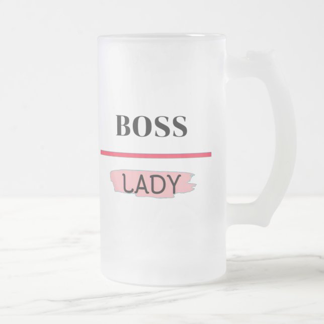 BOSS LADY MATTGLAS BIERGLAS (Rechts)