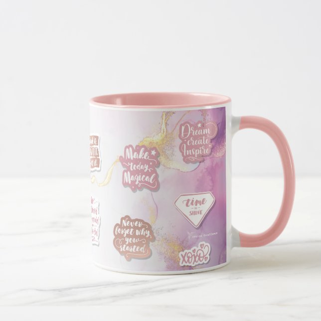 Boss Lady Motivierend, Leistung und Erfolg Tasse (Rechts)
