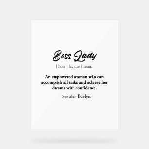 Boss Lady Mug - Un cadeau de femme, la confiance