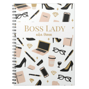 Boss Lady Notizbuch – Personalisiertes Geschenk fü Notizblock
