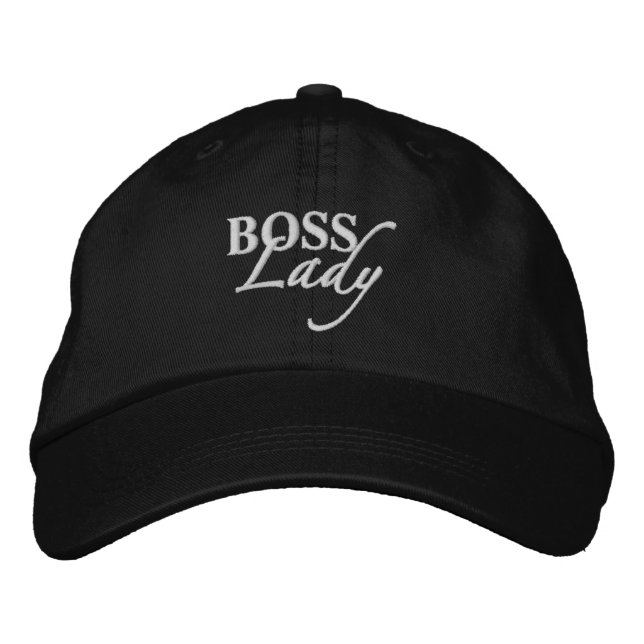 Boss Lady Personalisiert verstellbarer Hut (Vorderseite)