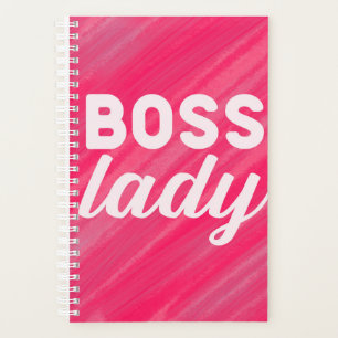 Boss Lady - planificateur - rose chaud -