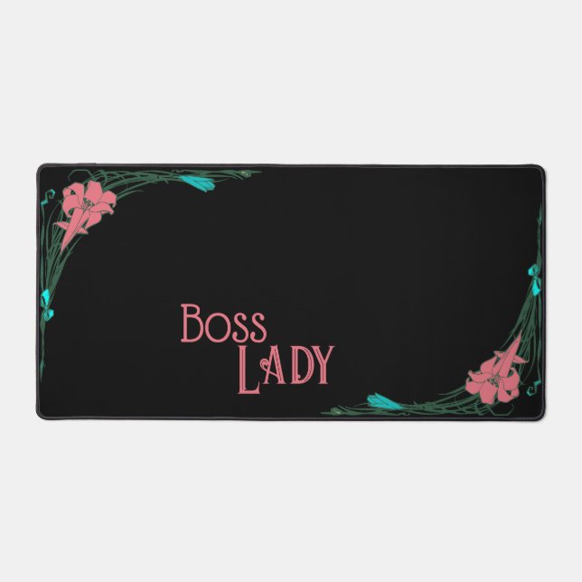 "Boss Lady" Schreibtischunterlage (Vorderseite)