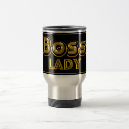 Boss Lady Travel Mug Reisebecher