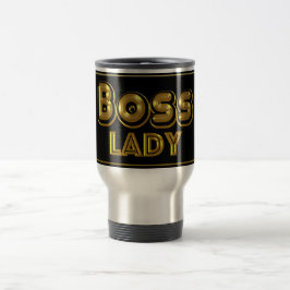 Boss Lady Travel Mug Reisebecher