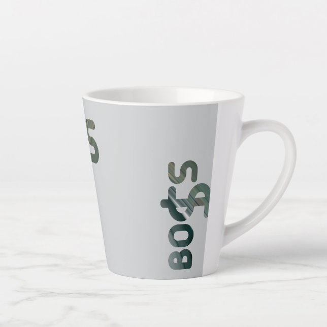BOSS Latte Tasse Abstrakter Trend Räume Grün (Rechts)