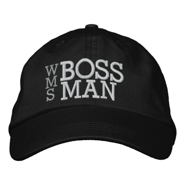 BOSS MAN BESTICKTE BASEBALLKAPPE (Vorderseite)