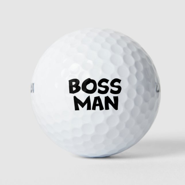 Boss Man Golfball (Vorderseite)
