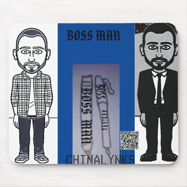 BOSS MAN MOUSE PAD MOUSEPAD (Vorne)