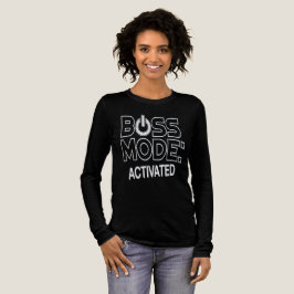 Boss Mode Activated National Boss Day Tri-Blend Shirt