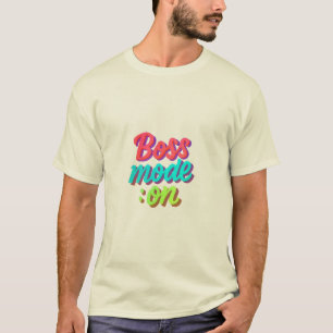 Boss Mode On Men's T - Shirt - Motivierend Power T