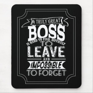 Boss Mouse Mat Ein wirklich großer Chef Mousepad