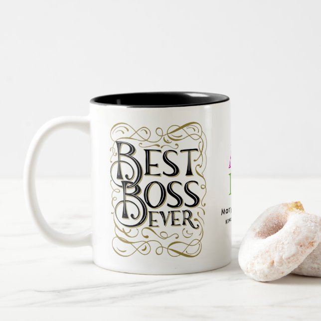 BOSS MUG - MERCI BOSS meilleur patron jamais vu (Avec donut)