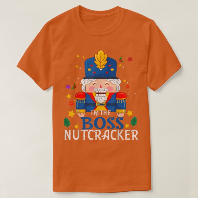 Boss Nutcracker Matching Family Group Weihnachten  T-Shirt (Design vorne)