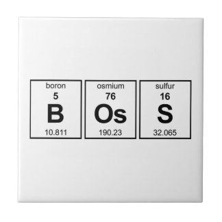 BOsS Periodische Tabelle Fliese