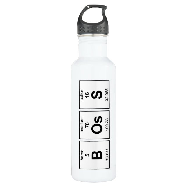 BOsS Periodische Tabelle Trinkflasche (Vorderseite)