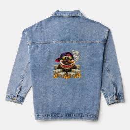 Boss Pug — Bling Pug with Cash & Cigar" Jeansjacke