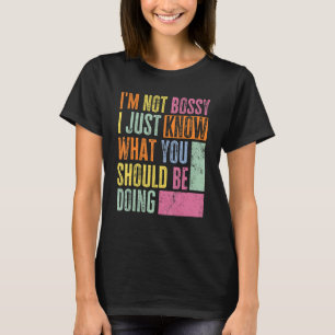 Boss Retro Aggressiv Hilfreicher Manager Ich bin n T-Shirt