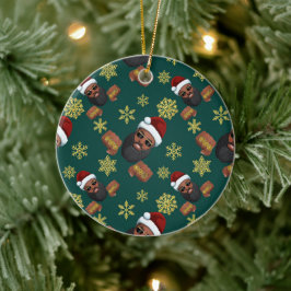 Boss Santa Claus Keramik Ornament