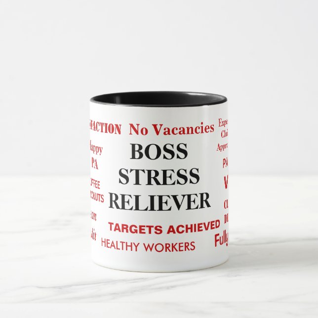 Boss Stress Reliever Stressgedämpfter Boss Joss Tasse (Zentrum)